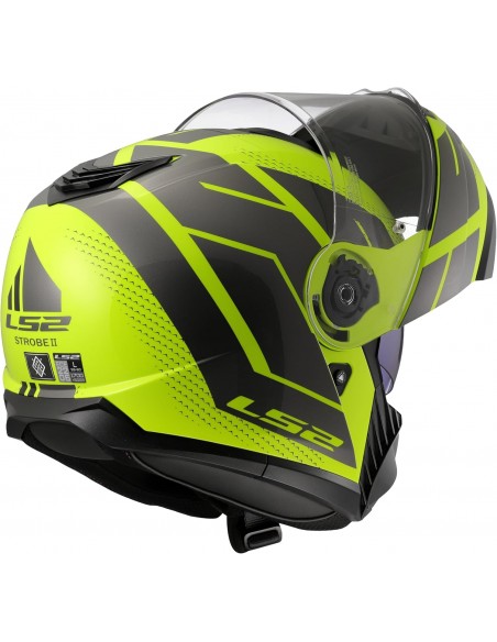 CASCO LS2 FF908 STROBE II CODE H-V YELLOW GREY