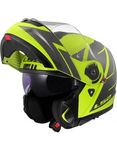 CASCO LS2 FF908 STROBE II CODE H-V YELLOW GREY
