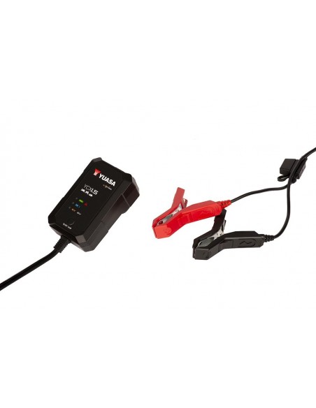 CARGADOR INTELIGENTE YUASA 6 12V CARGA DE 4 A 30AH, MANTENIMIENTO HASTA 120AH