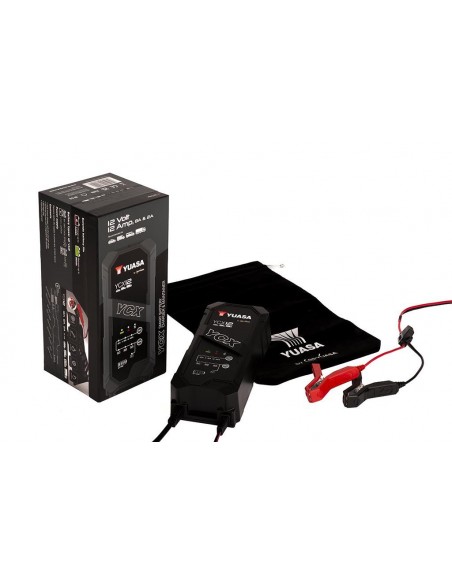 CARGADOR  INTELIGENTE YUASA 12V CARGA HASTA 240AH, MANTENIMIENTO HASTA 360AH