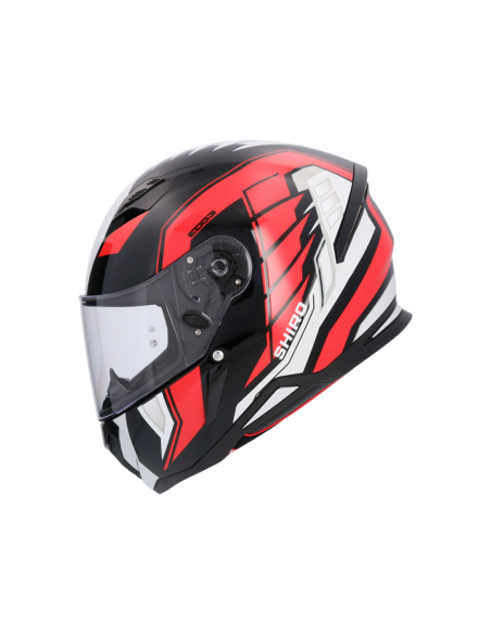 CASCO SHIRO HUNTER SH-890 EDGE NEGRO_ROJO