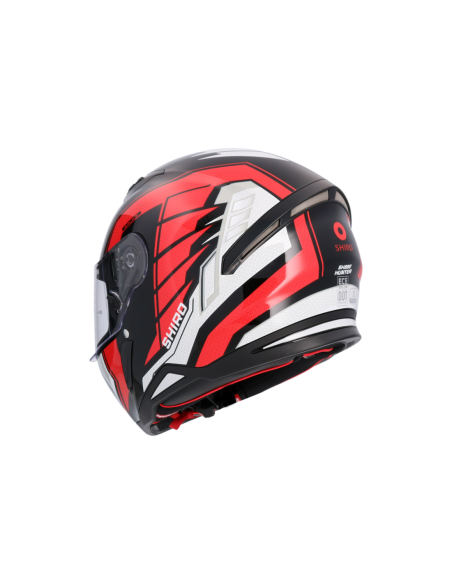 CASCO SHIRO HUNTER SH-890 EDGE NEGRO_ROJO