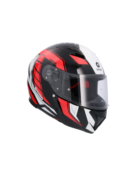 CASCO SHIRO HUNTER SH-890 EDGE NEGRO_ROJO