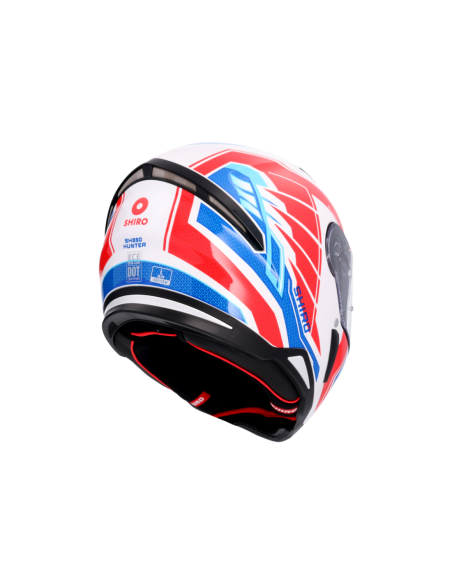 CASCO SHIRO HUNTER SH-890 EDGE AZUL_ROJO