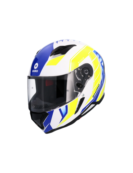 CASCO SHIRO HUNTER SH-890 EDGE AZUL_AMARILLO FLUOR