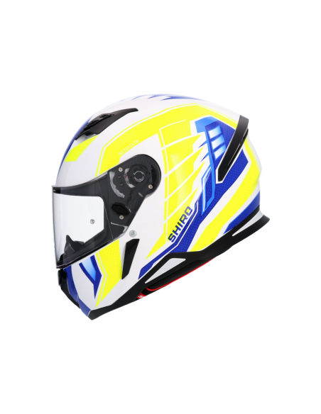 CASCO SHIRO HUNTER SH-890 EDGE AZUL_AMARILLO FLUOR