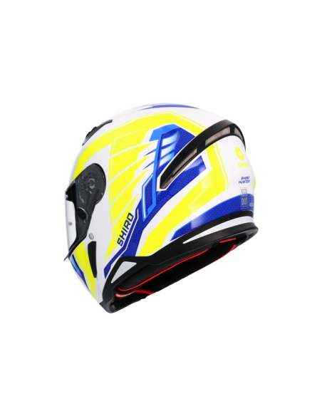 CASCO SHIRO HUNTER SH-890 EDGE AZUL_AMARILLO FLUOR