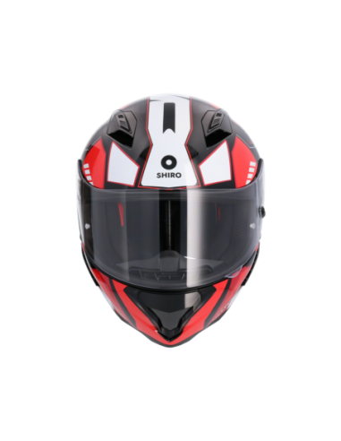 CASCO SHIRO HUNTER SH-890 STAGE NEGRO_ROJO CASCO SHIRO HUNTER SH-890 STAGE NEGRO_ROJO