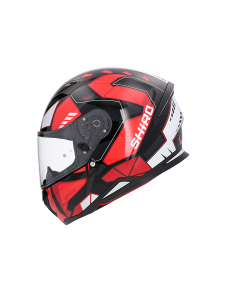 CASCO SHIRO HUNTER SH-890 STAGE NEGRO_ROJO