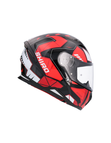 CASCO SHIRO HUNTER SH-890 STAGE NEGRO_ROJO