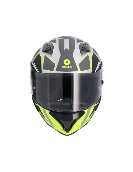 CASCO SHIRO HUNTER SH-890 STAGE PLATA MATE