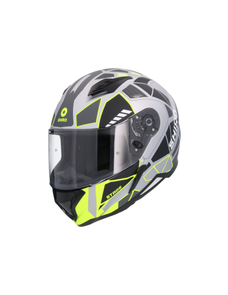 CASCO SHIRO HUNTER SH-890 STAGE PLATA MATE