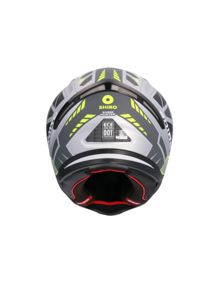 CASCO SHIRO HUNTER SH-890 STAGE PLATA MATE