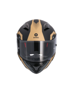 CASCO SHIRO HUNTER SH-890 MANDO NEGRO MATE - DORADO