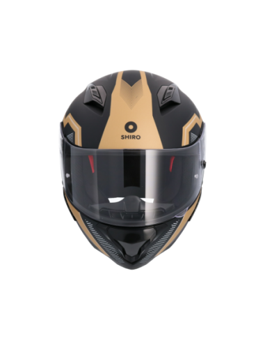 CASCO SHIRO HUNTER SH-890 MANDO NEGRO MATE - DORADO CASCO SHIRO HUNTER SH-890 MANDO NEGRO MATE - DORADO