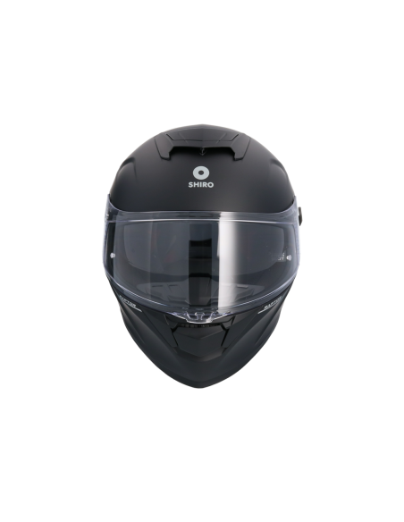 CASCO SHIRO RAPTOR NEGRO MATE