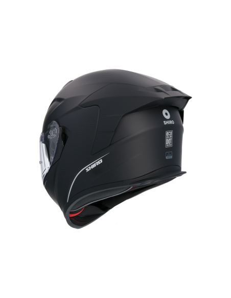 CASCO SHIRO RAPTOR NEGRO MATE