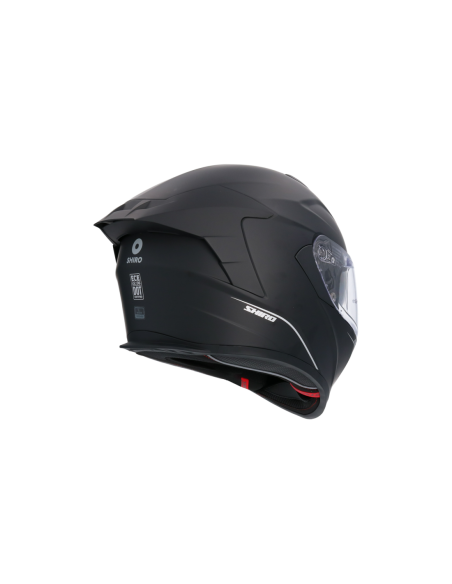 CASCO SHIRO RAPTOR NEGRO MATE