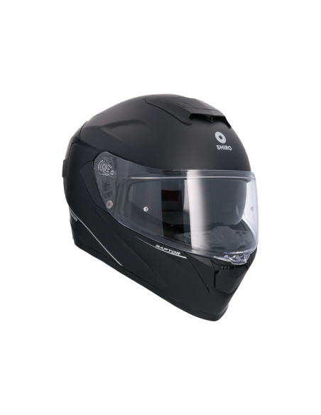 CASCO SHIRO RAPTOR NEGRO MATE