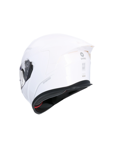 CASCO SHIRO RAPTOR BLANCO PERLA