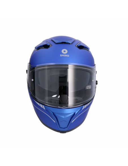 CASCO SHIRO FF950 ALPHA AZUL MATE