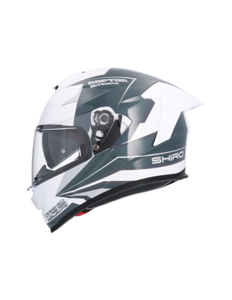 CASCO SHIRO RAPTOR ULTIMATE BLANCO_AZUL