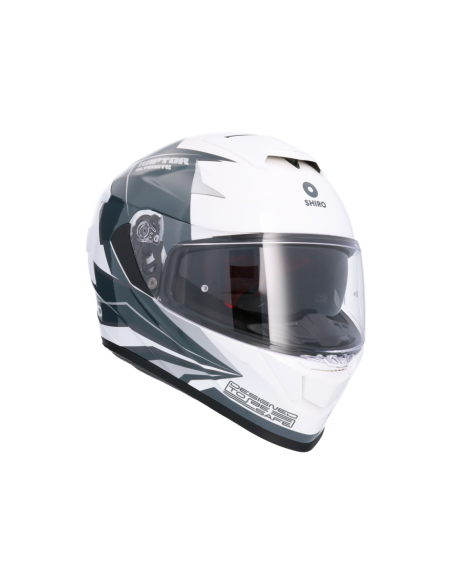 CASCO SHIRO RAPTOR ULTIMATE BLANCO_AZUL