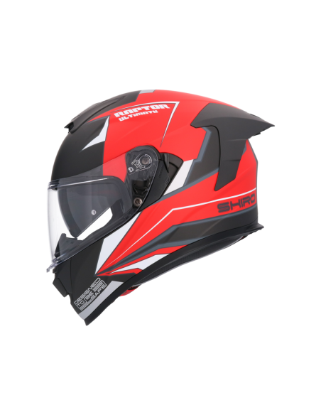 CASCO SHIRO RAPTOR ULTIMATE ROJO MATE