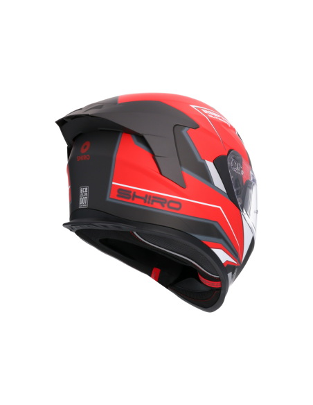 CASCO SHIRO RAPTOR ULTIMATE ROJO MATE