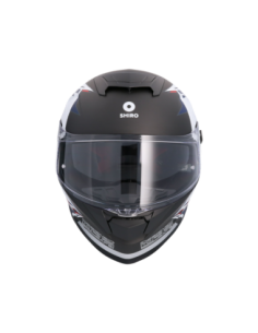 CASCO SHIRO RAPTOR ULTIMATE NEGRO MATE_BLANCO
