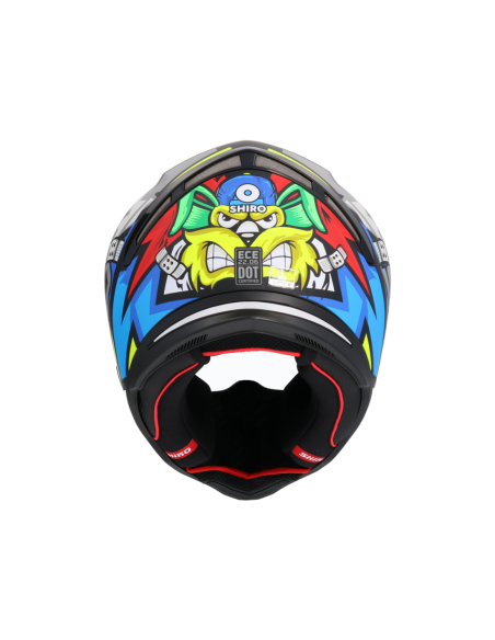 CASCO SHIRO HUNTER RACCOON ROJO MATE