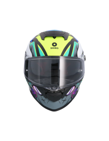 CASCO SHIRO RAPTOR CRAZY RABBIT MULTICOLOR MATE CASCO SHIRO RAPTOR CRAZY RABBIT MULTICOLOR MATE
