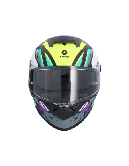 CASCO SHIRO RAPTOR CRAZY RABBIT MULTICOLOR MATE