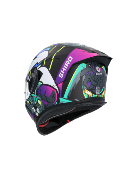 CASCO SHIRO RAPTOR CRAZY RABBIT MULTICOLOR MATE