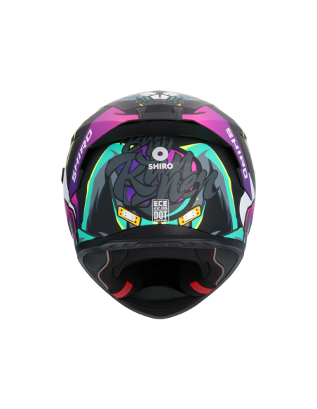 CASCO SHIRO RAPTOR CRAZY RABBIT MULTICOLOR MATE
