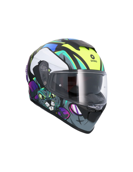 CASCO SHIRO RAPTOR CRAZY RABBIT MULTICOLOR MATE