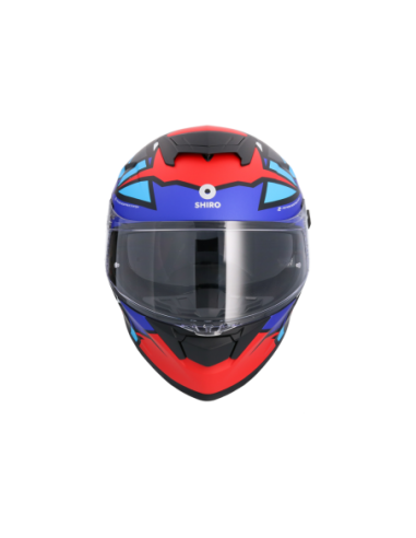 CASCO SHIRO RAPTOR CHASE ROJO_AZUL MATE CASCO SHIRO RAPTOR CHASE ROJO_AZUL MATE