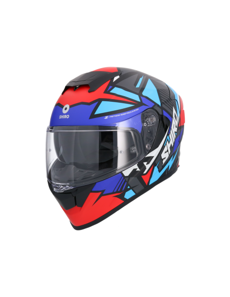 CASCO SHIRO RAPTOR CHASE ROJO_AZUL MATE