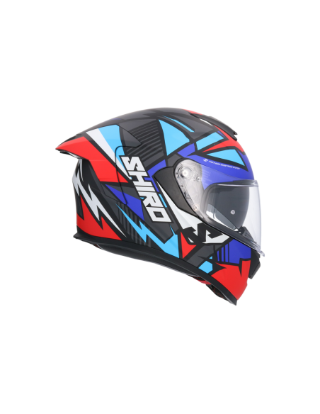 CASCO SHIRO RAPTOR CHASE ROJO_AZUL MATE