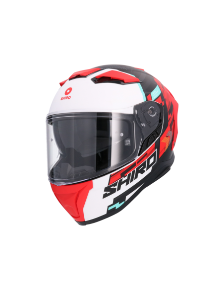 CASCO SHIRO ALPHA RACER ONE ROJO MATE