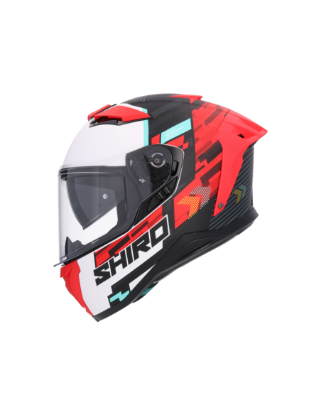 CASCO SHIRO ALPHA RACER ONE ROJO MATE