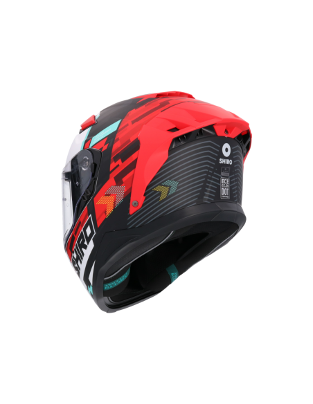 CASCO SHIRO ALPHA RACER ONE ROJO MATE