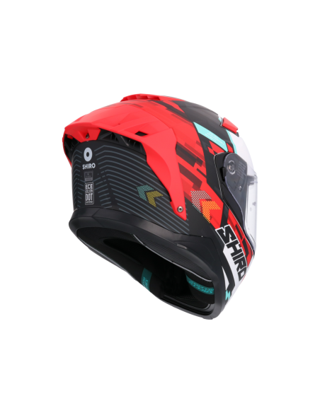 CASCO SHIRO ALPHA RACER ONE ROJO MATE