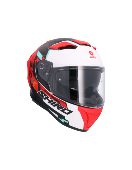 CASCO SHIRO ALPHA RACER ONE ROJO MATE
