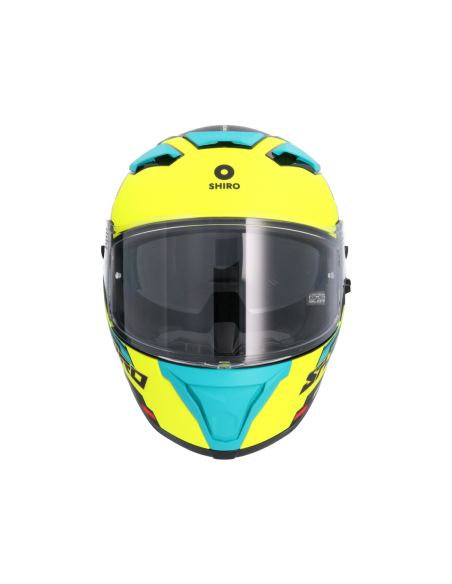CASCO SHIRO ALPHA RACER ONE AZUL MATE