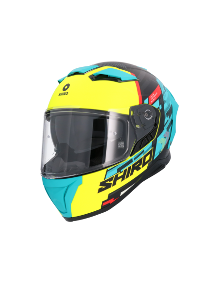 CASCO SHIRO ALPHA RACER ONE AZUL MATE