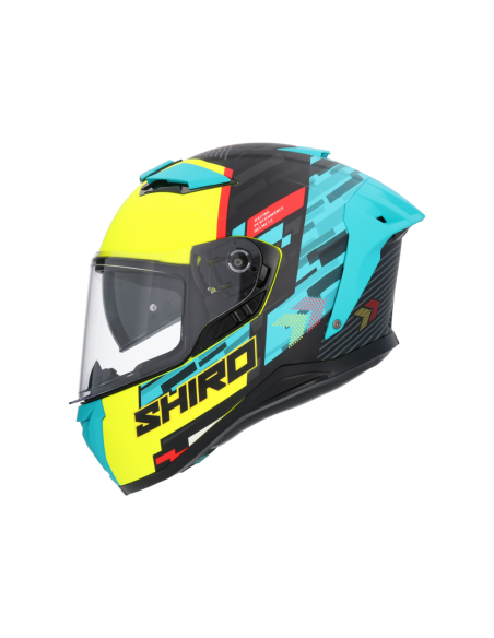 CASCO SHIRO ALPHA RACER ONE AZUL MATE