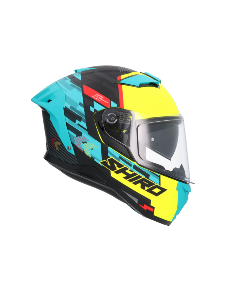 CASCO SHIRO ALPHA RACER ONE AZUL MATE