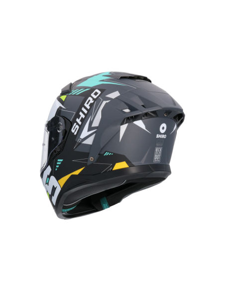 CASCO SHIRO ALPHA UPGRADE GRIS MATE