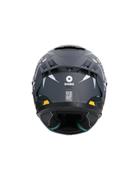 CASCO SHIRO ALPHA UPGRADE GRIS MATE